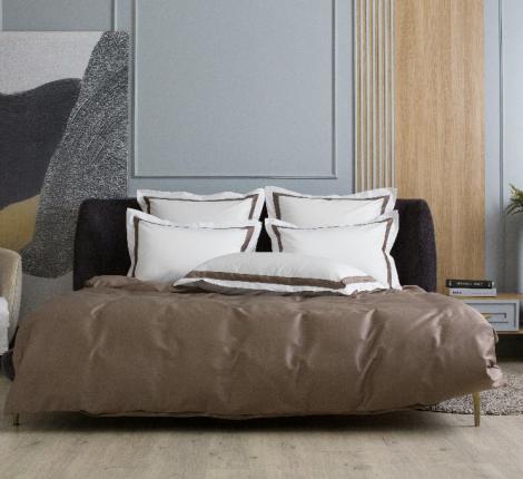 Наволочка с узкой отделкой "ALPINE BROWNIE ALLURE GRASS" Мако-Сатин, 50х70 (2шт)