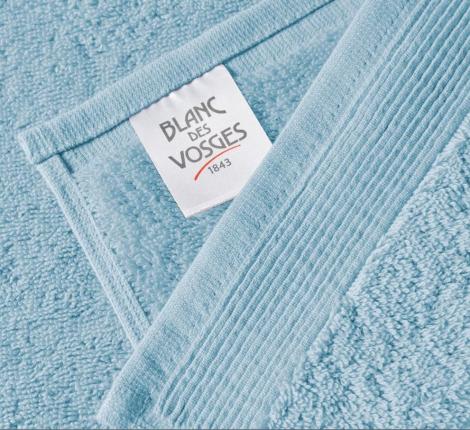 Полотенце махровое "Blanc des Vosges" UNI BLEUET (голубой), 70х140