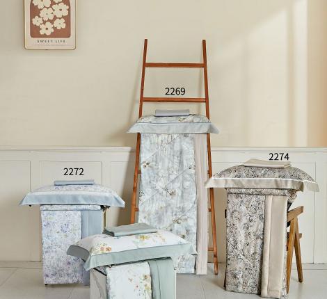 Постельное белье с одеялом "Asabella" 2267-2OSP Фланель, Семейный