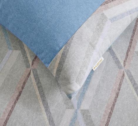 Постельное бельё "KARTEKS" жаккардовый сатин АКВАРЕЛЬ CVP 05, 2 спальный