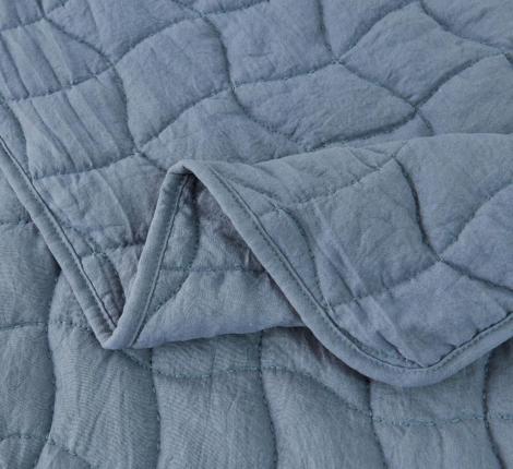 Покрывало "Sofi de Marko" Минелла (серо-голубой) Жатый сатин, 230х250