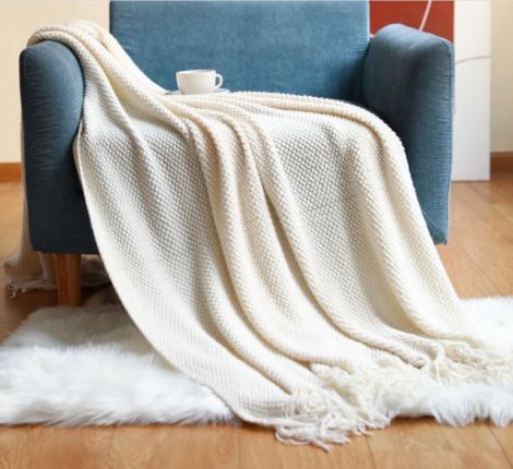 Плед вязаный PA-12, 170х200