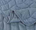 Покрывало "Sofi de Marko" Минелла (серо-голубой) Жатый сатин, 230х250