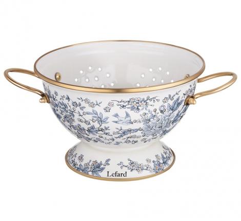 Дуршлаг эмалированный "ROYAL GARDEN" 950-679, диаметр 22 см