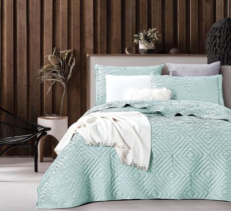 Покрывало PPL-23 Light Blue, Евро (240х260) 2 наволочки (50х70)