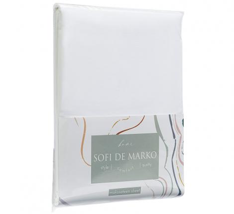 Простыня "Sofi de Marko" Premium Mako (белый), 240х260