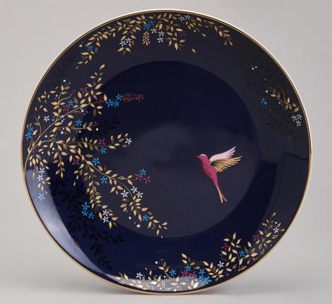 Тарелка закусочная "GOLDEN BIRDS" 419-117, диаметр 20 см