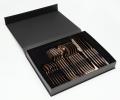 Набор столовых приборов "KIEV" CHOCOLATE 85 на 6 персон, 24 предмета