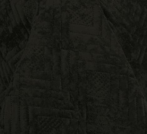 Покрывало из вареного бархата "KARTEKS" 01, 240х260 (50х70-2 шт), антрацит
