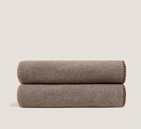 Плед Frati "SOFT BAMBOO" TORTORA Punto (коричневый), 160х200