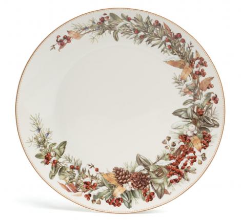 Набор обеденных тарелок 2 штуки "МОРОЗКО", диаметр 27 см