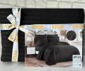 Постельное бельё c одеялом EFOR SATEN SYAH (черный), Семейный