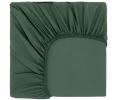Простыня на резинке "Sofi de Marko" Трисс (зеленая) Полисатин, 90х200х20