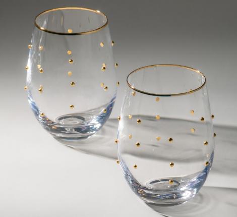 Набор стаканов 2 штуки "GOLDY", 520 мл