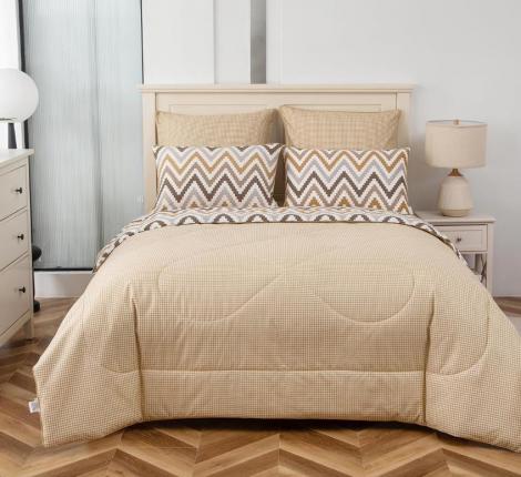 Постельное белье с одеялом "Sofi de Marko" Ришелье №36 Сатин, 1,5 спальный