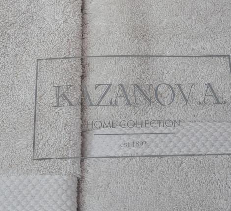 Комплект махровых полотенец "Kazanov.A." Memfis (пепельный жемчуг), 50х90+70х140