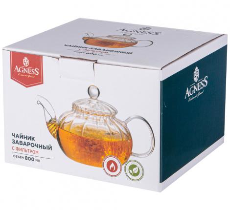 Чайник заварочный "AGNESS" 887-258, 800 мл