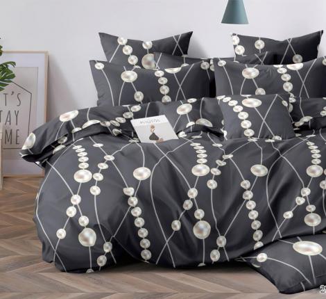 Постельное бельё "Cleo" Art Color 20/295-AC Полисатин, 2 спальный