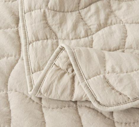 Покрывало "Sofi de Marko" Минелла (светло-бежевый) Жатый сатин, 230х250