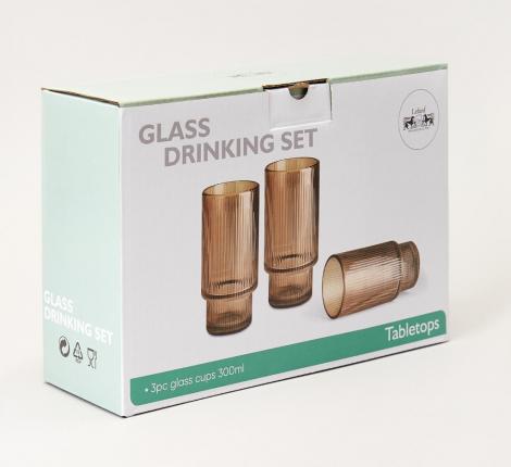 Набор стаканов 3 штуки для воды/сока "Lefard" 172-178, 300 мл