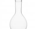 Декантер с пробкой-рюмкой "WINE DECANTER" муслиновое стекло, высота 297 мм
