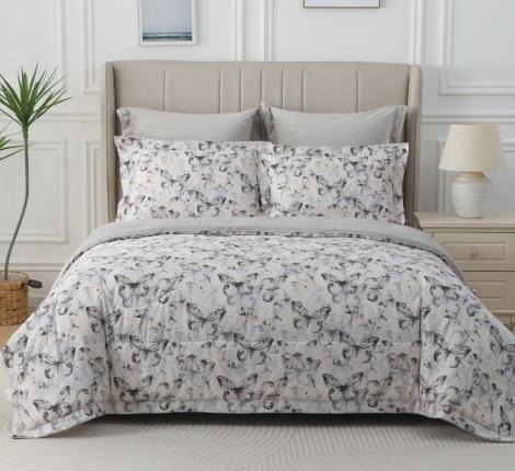 Постельное белье с одеялом "Sofi de Marko" Ренато №21 Велюр/Сатин, Евро