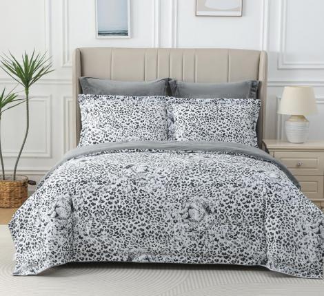 Постельное белье с одеялом "Sofi de Marko" Ренато №22 Велюр/Сатин, Евро