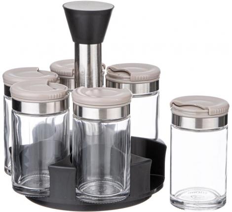 Набор ёмкостей для специй 6 шт. "AGNESS", 100 мл