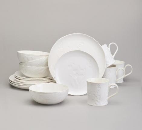 Набор обеденный "ЛАНДЫШИ"  на 4 персоны,16 предметов