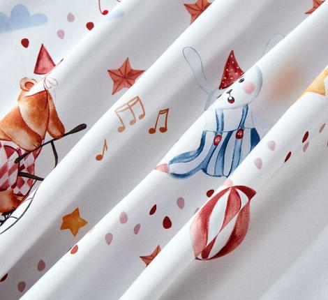 Постельное белье "Asabella" 2311-4S Мако-Сатин, 1,5 спальный