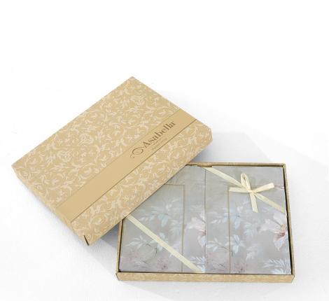 Постельное белье "Asabella" 2318-6 Мако-Сатин, Евро