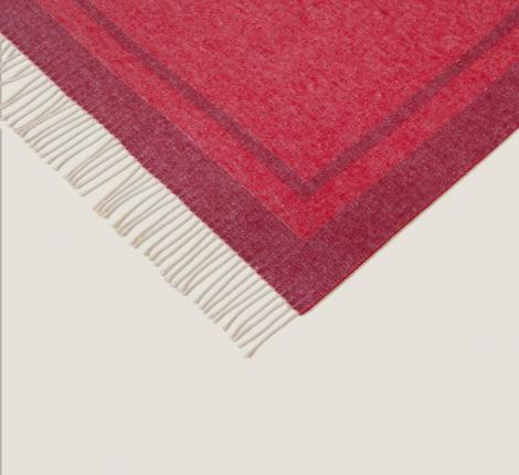 Плед хлопковый Frati "COUNTRY" CILIEGIA (вишневый), 130х170