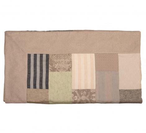 Покрывало лоскутное "Leitner" - 3, лён-жаккард, 240х260