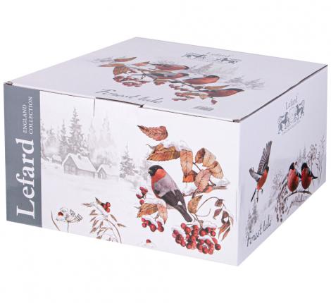 Чайный сервиз "ЛЕСНАЯ СКАЗКА" СНЕГИРИ на 6 персон, 14 персон