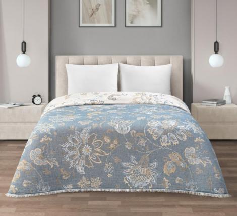 Плед-покрывало муслиновое GREECE (темный), 200х230