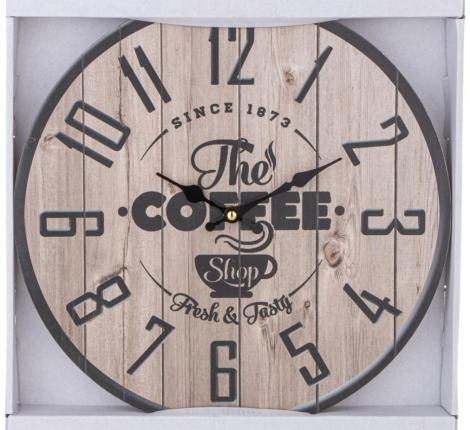 Часы настенные кварцевые "LOFT" 105-228, диаметр 33.8 см