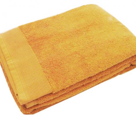 Полотенце махровое "Blanc des Vosges" UNI CURRY (желтый), 40х60