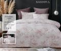 Постельное белье с одеялом "Kazanov.A." Нора (пудра жемчуг) Велюр/Egypt Cotton, 1,5 спальный