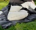 Сапожки-носочки пуховые "Comfort Socks Travel Grass" Grey, 36-39 р.