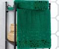 Полотенце махровое 50х90 AMBIELLA "Cassandra", изумрудный