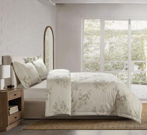 Постельное белье с одеялом "Asabella" 2241-OSPS Жаккард, 1,5 спальный