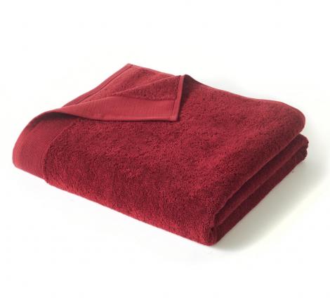 Полотенце махровое "Blanc des Vosges" UNI GRIOTTE (вишневый), 70х140