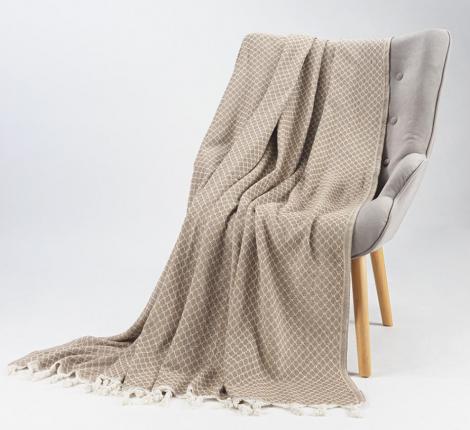 Покрывало "NAZBONC" (CAPPUCCINO) капучино, 200х220