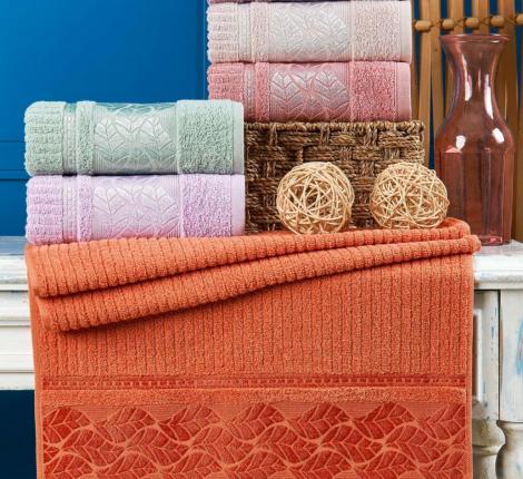 Набор махровых полотенец "PHILIPPUS" 50*90 (1/6 ) SUPER COTTON (A407) DUHA