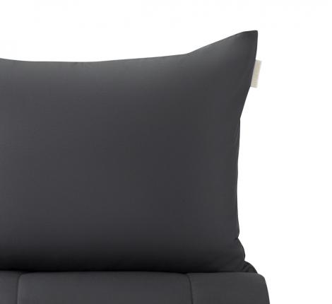 Постельное белье с одеялом "Sofi de Marko" Эльмира (антрацит) Сатин, 1,5 спальный