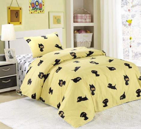 Постельное белье детское "Sofi de Marko" Кити (желтый) Сатин, 1,5 спальный