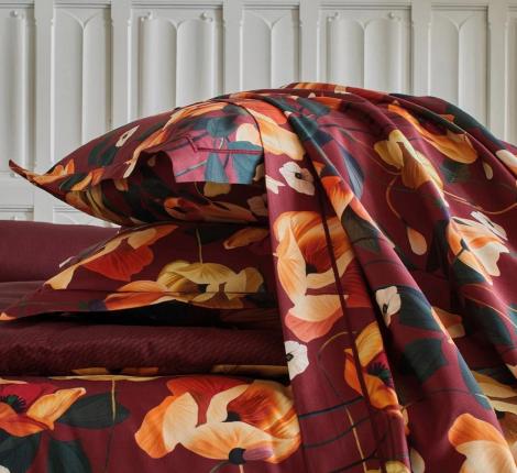 Постельное бельё "Blanc des Vosges" RHAPSODIE GRENATE Сатин ДеЛюкс, Евро