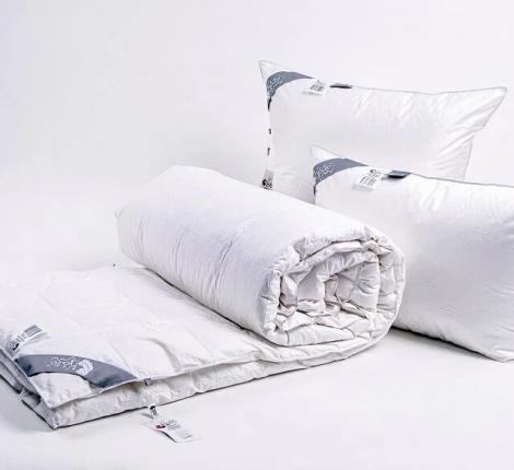 Одеяло пуховое "БЕЛЫЙ ЛОТОС" 172х205, облегчённое