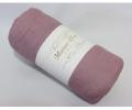 Простыня на резинке махровая с наволочками &quot;Maison D'or&quot; DUZ (фиолетовый), 180х200