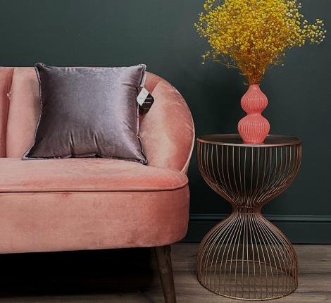 Полушка декоративная "Sofi de Marko" Амадис (лиловая) Велюр, 45х45